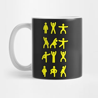 Sports Stickman yellow Mug